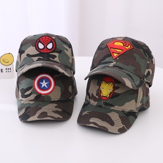 Mũ bóng chày hoạt hình trẻ em có họa tiết truyện tranh Marvel cho bé trai và bé gái Mũ thích hợp cho bé 2-7 tuổi