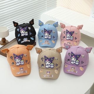 Mũ bóng chày giải trí cho trẻ em có họa tiết Kuromi hoạt hình cho bé trai và bé gái Mũ thích hợp cho trẻ sơ sinh 3-8 tuổi