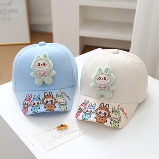 Mũ bóng chày giải trí cho trẻ em có họa tiết Labubububuru 3D hoạt hình cho bé trai và bé gái Mũ Thích hợp cho bé 2-6 tuổi