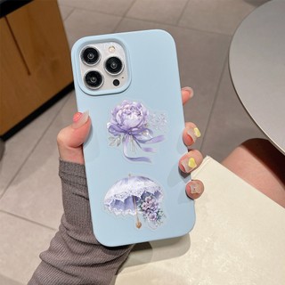 63 Chiếc Dễ Thương Cô Gái Tím Miếng Dán Graffiti Trang Trí Điện Thoại Di Động Chống Thấm Nước PET Dán Đồ Chơi Trẻ Em