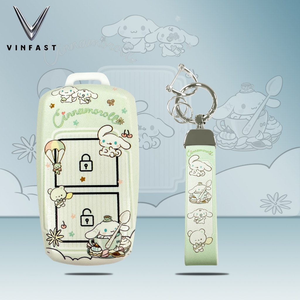 OFF CURVE Vinfast Sanrio Cinnamoroll Vỏ chìa khóa từ xa thông minh 2 ...