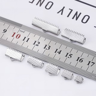 Kẹp phụ kiện handmade thép không gỉ cho trang sức dây da và khóa