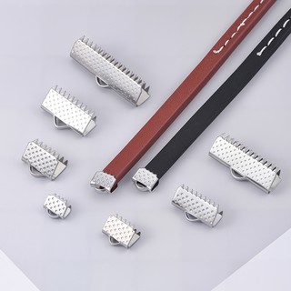 Kẹp phụ kiện handmade thép không gỉ cho trang sức dây da và khóa