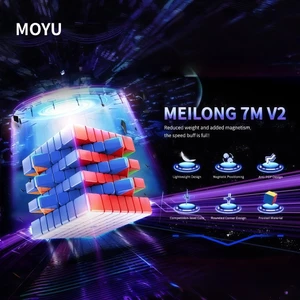 MOYU Meilong 7x7 M Từ Lập Phương Chuyên Nghiệp Fidget Đồ Chơi MFJS 7M V2 Đồ Chơi Giáo Dục Cho Trẻ Em