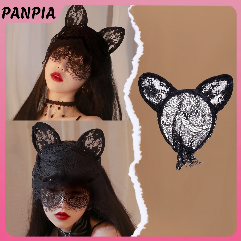 PNPIA-Cartoon Sang Trọng Tai Đầu Dành Cho Nữ Cô Gái Cosplay Tóc Ngộ nghĩnh Dễ Thương Gothic Tóc Vòng Sáng Tạo Phụ Kiện Tóc Quà Tặng