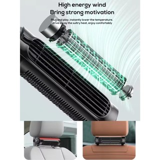 Quạt Ô Tô Xiaomi CF02 Quạt Xe Di Động Gió Mạnh USB Chạy Bằng Xe Ô Tô Quạt Làm Mát Cho Xe SUV RV Xe Tải Trang Trí Nội Thất Quạt