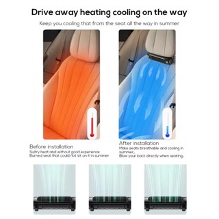 Quạt Ô Tô Xiaomi CF02 Quạt Xe Di Động Gió Mạnh USB Chạy Bằng Xe Ô Tô Quạt Làm Mát Cho Xe SUV RV Xe Tải Trang Trí Nội Thất Quạt