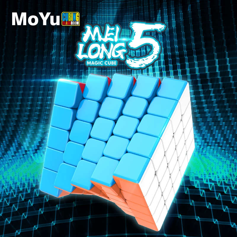 Đồ chơi bóng ma thuật MOYU Meilong MFJS Meilong 5X5X5 Đồ chơi không nhãn dán tốc độ dành cho người mới bắt đầu Tập thể dục