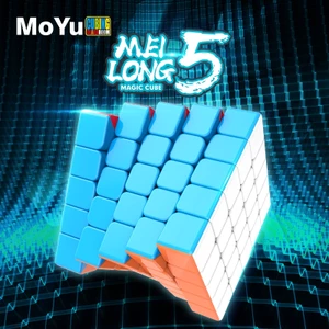 Đồ chơi bóng ma thuật MOYU Meilong MFJS Meilong 5X5X5 Đồ chơi không nhãn dán tốc độ dành cho người mới bắt đầu Tập thể dục