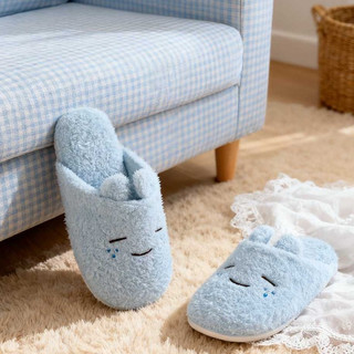 XIXITIAO dép bông  nữ, thoải mái, yên tĩnh, dễ thương, giữ ấm