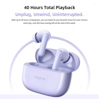Tai nghe Realme Buds T310 Bluetooth không dây 5.4 46dB Hybrid Noise Cancellation40H Pin Tai nghe cho Realme OPPO