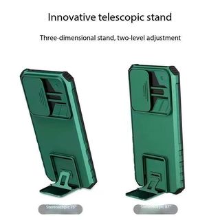 Dành Cho Samsung Galaxy A05 A05S A26 F12 M12A06 A12 A13 A14 A15 A16 A17 A02 A04 Vỏ Điện Thoại, Giá Đỡ 3D, Cửa Sổ Trượt, Chống Rơi Và Chống Sốc TPU PC Đơn Giản Bảo Vệ Điện Thoại
