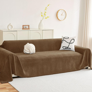 AIMI Khăn Trải Sofa Vải Nhung Mềm Mại, Thoáng Khí Và Thoải Mái Bọc Ghế Sofa Đa Chức Năng, Chống Trượt Thân Thiện Với Thú Cưng Thích Hợp Cho Ghế Sofa Chữ L Hai Hoặc Ba Chỗ Ngồi