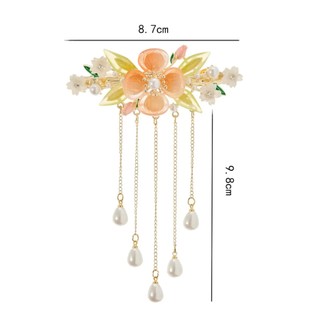 Kẹp tóc phong cách cổ điển Trung Hoa, phù hợp mùa xuân với thiết kế tạo kiểu sau đầu