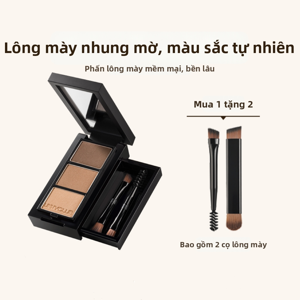 Bút chì kẻ mày ba màu chống thấm mồ hôi chống phai màu Chống nhòe Lông mày một dòng
