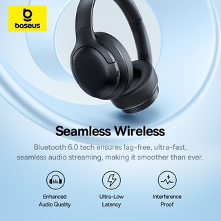 Tai Nghe Chụp Tai Bass BH1 Lite Baseus Tăng Cường Bass Lên Đến 200% Thời Lượng Pin Siêu Trâu Nghe Gọi Rõ Nét Với AI ENC Sạc Nhanh 10 Phút – Nghe 8 Giờ