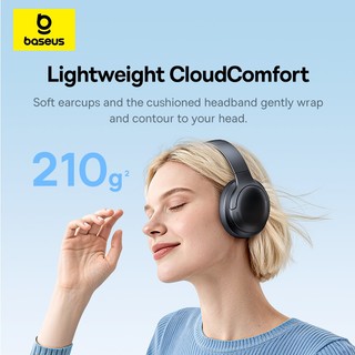 Tai Nghe Chụp Tai Bass BH1 Lite Baseus Tăng Cường Bass Lên Đến 200% Thời Lượng Pin Siêu Trâu Nghe Gọi Rõ Nét Với AI ENC Sạc Nhanh 10 Phút – Nghe 8 Giờ