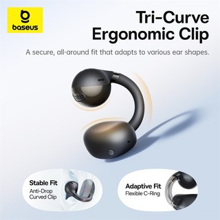 Tai nghe không dây thực sự mở tai Baseus Bass BC1 (Loại kẹp) 4 Mic Al Clear Calls Bluetooth 6.0
