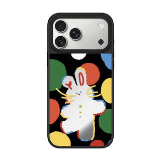 Dành Cho iPhone 17 16 15 Pro Max Nơ Trái Tim Thỏ Dành Cho iPhone 13 14 Pro Max Cứng PC Ốp điện thoại iPhone 11 12 Vỏ Gương Chống Sốc