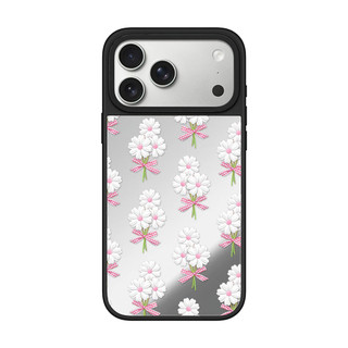 Dành Cho iPhone 17 16 15 Pro Max Nơ Trái Tim Thỏ Dành Cho iPhone 13 14 Pro Max Cứng PC Ốp điện thoại iPhone 11 12 Vỏ Gương Chống Sốc