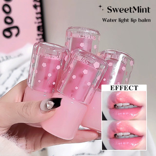 Son bóng màu hồng Sweet Mint - Plump dưỡng ẩm nhẹ, màu ngọc trai hồng lấp lánh, màu lâu trôi trong 12 giờ