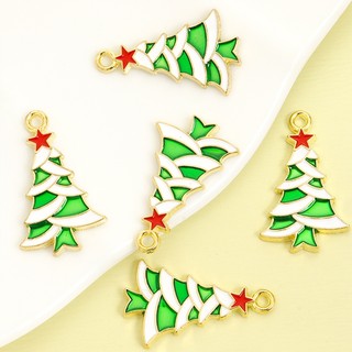 Phụ Kiên Trang Sức Handmade Chủ Đề Giáng Sinh - Hợp Kim Cho Vòng Cổ, Bông Tai và Móc Khóa