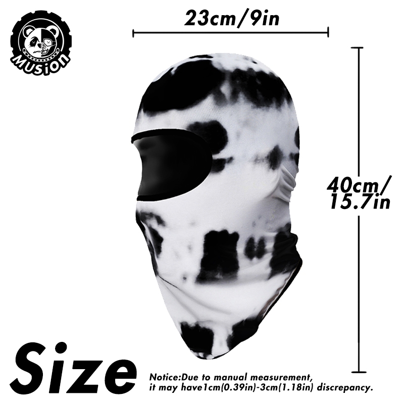 Musion Sợi-Dyed Series Ice Silk Balaclava - thoáng khí toàn diện, bảo vệ khỏi ánh nắng khi di chuyển bằng xe máy