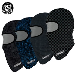 Musion Forged Carbon Fiber Series Ice Silk Thoáng Khí Full Face Balaclava, Mặt nạ che nắng UV cho xe máy, đi xe đạp & thể thao ngoài trời