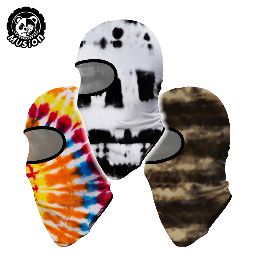 Musion Sợi-Dyed Series Ice Silk Balaclava - thoáng khí toàn diện, bảo vệ khỏi ánh nắng khi di chuyển bằng xe máy