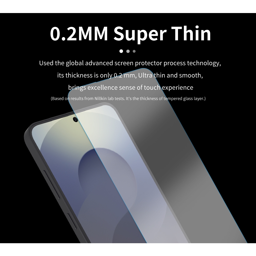 Nillkin Dành Cho Samsung Galaxy S25 FE H + PRO Độ Phủ Nửa Cao Trong Suốt Siêu Mỏng 0.2 Mm Kính Cường Lực Bảo Vệ Màn Hình Phim