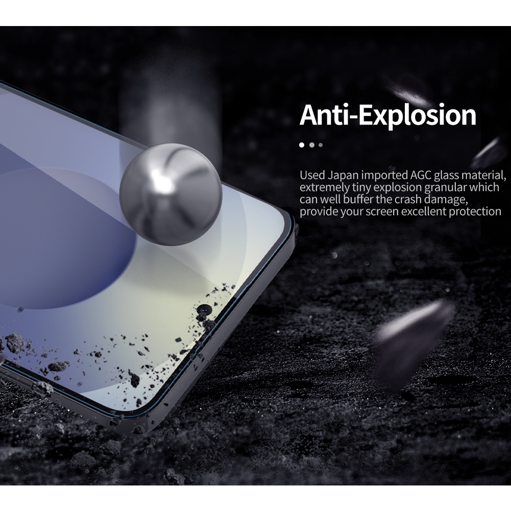 Nillkin Dành Cho Samsung Galaxy S25 FE H + PRO Độ Phủ Nửa Cao Trong Suốt Siêu Mỏng 0.2 Mm Kính Cường Lực Bảo Vệ Màn Hình Phim