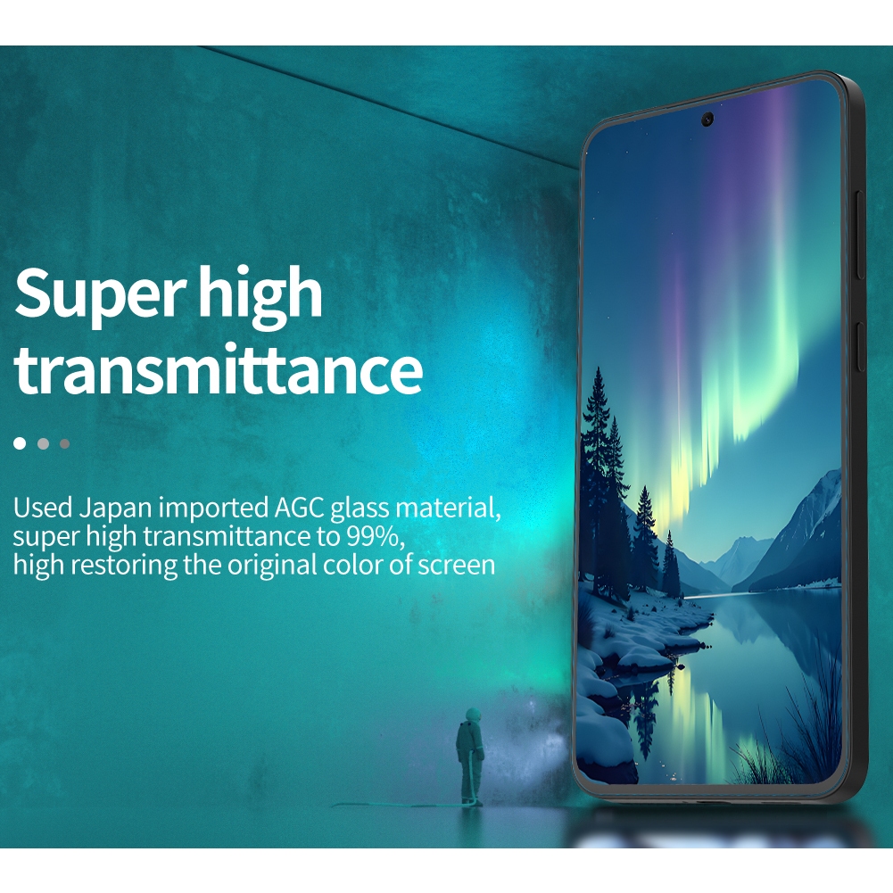 Nillkin Dành Cho Samsung Galaxy S25 FE H + PRO Độ Phủ Nửa Cao Trong Suốt Siêu Mỏng 0.2 Mm Kính Cường Lực Bảo Vệ Màn Hình Phim