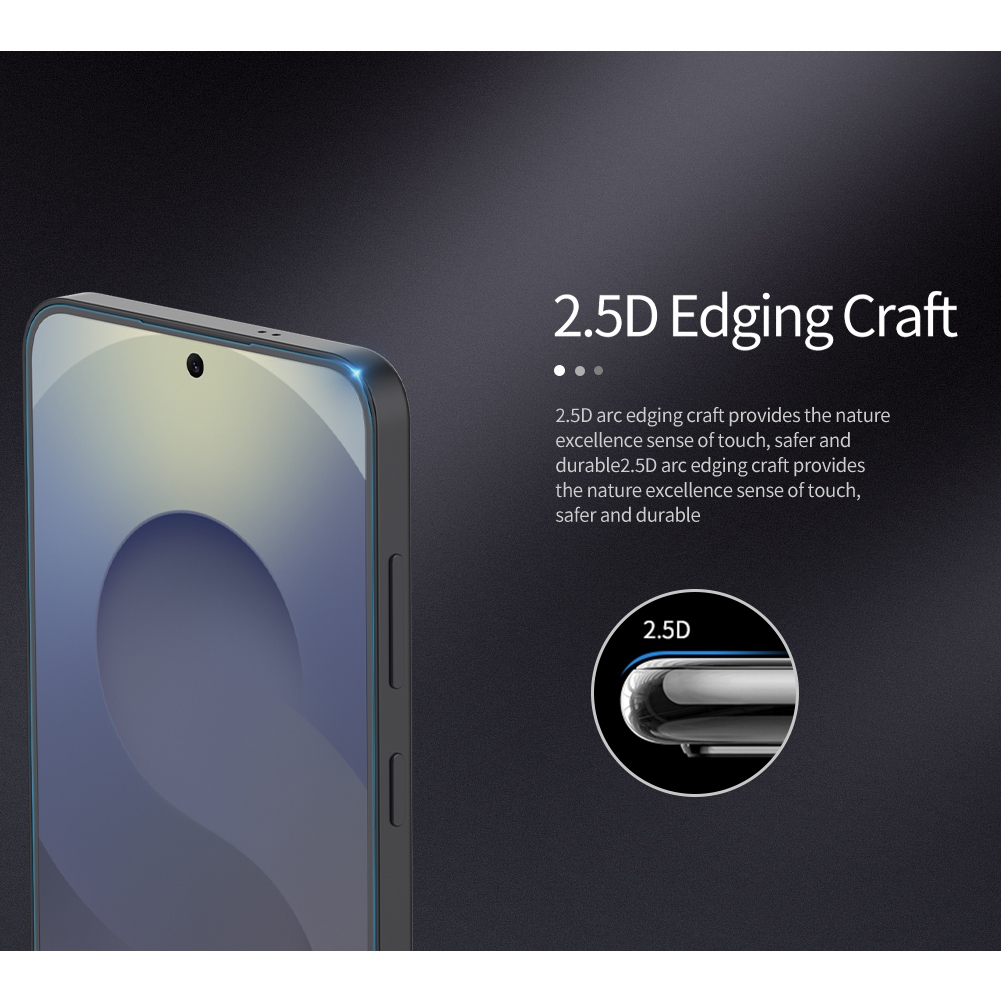 Nillkin Dành Cho Samsung Galaxy S25 FE H + PRO Độ Phủ Nửa Cao Trong Suốt Siêu Mỏng 0.2 Mm Kính Cường Lực Bảo Vệ Màn Hình Phim