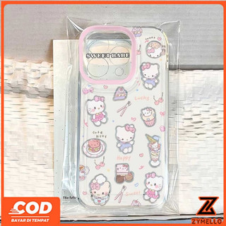 Thích hợp cho OPPO Reno 15F Reno14F Reno14 Pro Reno 13F Reno12 F Reno 11F Reno10 Reno8Z Reno7Z Reno8T Reno5 Reno4 Reno6zCute mèo hoạt hình toàn màn hình điện thoại TPU chống sốc ca