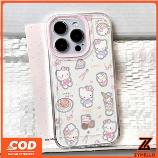 Thích hợp cho OPPO Reno 15F Reno14F Reno14 Pro Reno 13F Reno12 F Reno 11F Reno10 Reno8Z Reno7Z Reno8T Reno5 Reno4 Reno6zCute mèo hoạt hình toàn màn hình điện thoại TPU chống sốc ca