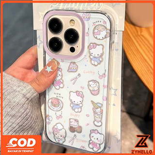 Thích hợp cho OPPO Reno 15F Reno14F Reno14 Pro Reno 13F Reno12 F Reno 11F Reno10 Reno8Z Reno7Z Reno8T Reno5 Reno4 Reno6zCute mèo hoạt hình toàn màn hình điện thoại TPU chống sốc ca
