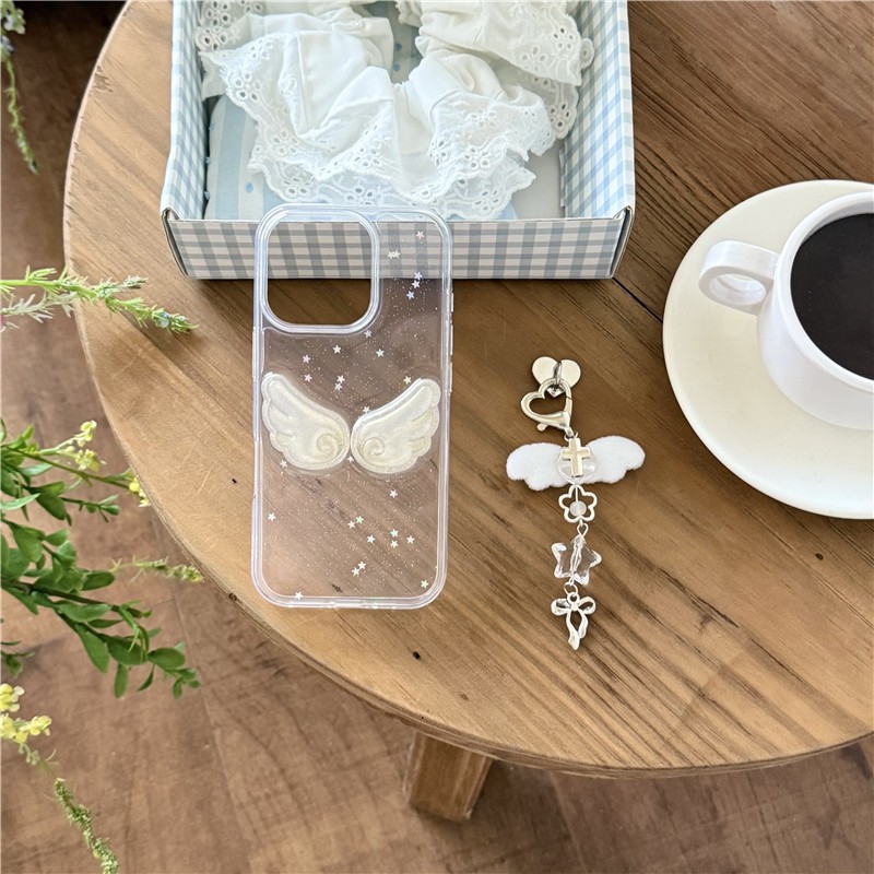 IPhone 17 Pro max 16 Pro max Họa tiết cánh sao TPU materia Epoxy nhựa xử lý Vỏ điện thoại