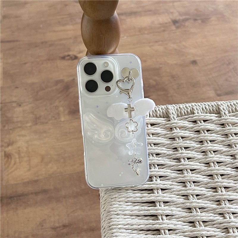 IPhone 17 Pro max 16 Pro max Họa tiết cánh sao TPU materia Epoxy nhựa xử lý Vỏ điện thoại