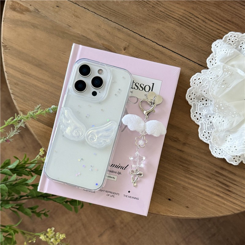 IPhone 17 Pro max 16 Pro max Họa tiết cánh sao TPU materia Epoxy nhựa xử lý Vỏ điện thoại