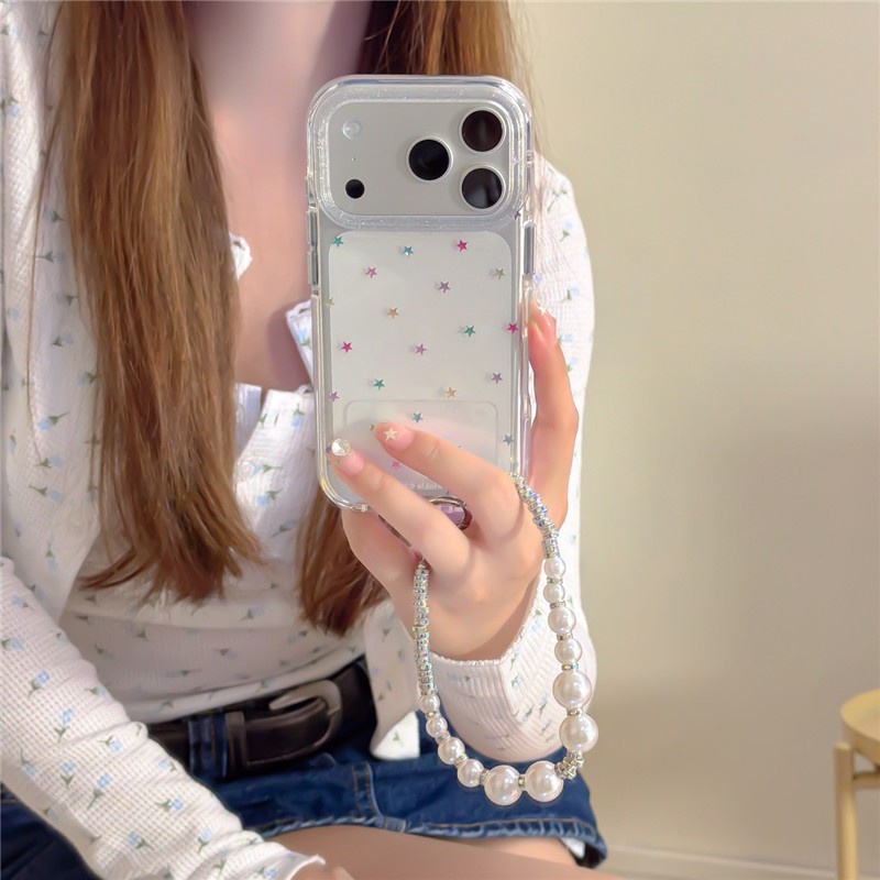 Ốp điện thoại iPhone 17 Pro max 16 Pro max Stars họa tiết TPU materia IMD
