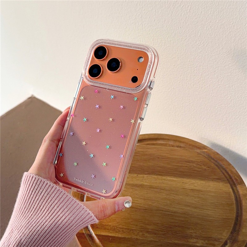 Ốp điện thoại iPhone 17 Pro max 16 Pro max Stars họa tiết TPU materia IMD