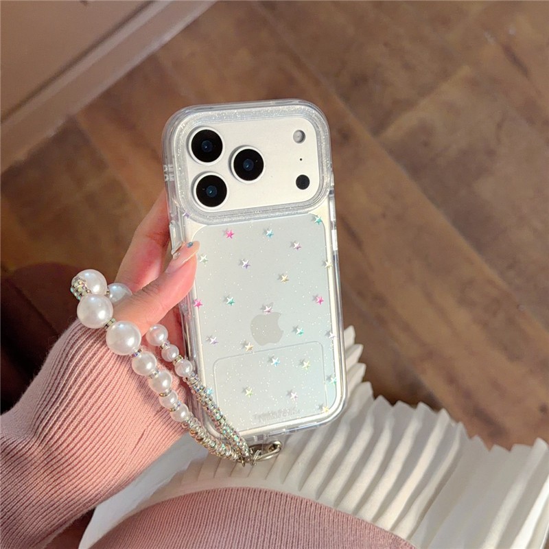 Ốp điện thoại iPhone 17 Pro max 16 Pro max Stars họa tiết TPU materia IMD