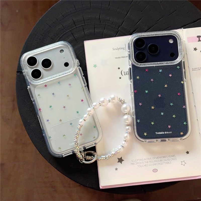 Ốp điện thoại iPhone 17 Pro max 16 Pro max Stars họa tiết TPU materia IMD