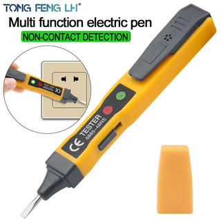 Loại bút điện Máy dò điện áp không tiếp xúc Kiểm tra Vôn kế AC Đầu dò điện có đèn và còi báo động 12V ~ 1000V