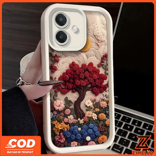 Thích hợp cho OPPO A6X A6 A5i A6 PRO A5X A5 5G A3 A3X A18 A17 A60 A38 A79 A3 Pro A57 A77S A58 A7 A5S A12 A78 Vỏ điện thoại TPU chống sốc hình núi và hoa hồng đẹp