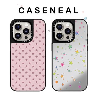 CASENEAL Full màn hình ngôi sao Vỏ điện thoại gương chất lượng cao Thích hợp cho iPhone 17ProMax 17pro 17 air 16promax 16 15promax 15 14promax 13 13promax Ốp lưng cứng chống rơi thời trang