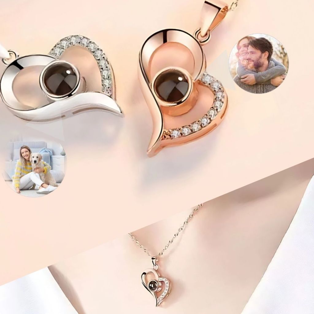 Máy Chiếu Vòng Cổ Hình Ảnh Vòng Cổ Chiếu Vòng Cổ Tùy Chỉnh Cho Nam Nữ Vòng Cổ Cho Cặp Đôi Quà Tặng Cho Bạn Trai Bạn Gái