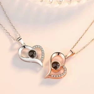 Máy Chiếu Vòng Cổ Hình Ảnh Vòng Cổ Chiếu Vòng Cổ Tùy Chỉnh Cho Nam Nữ Vòng Cổ Cho Cặp Đôi Quà Tặng Cho Bạn Trai Bạn Gái