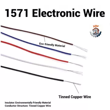 1571 Dây điện tử 28AWG Dây đồng mạ thiếc thân thiện với môi trường, chịu nhiệt độ cao và dễ mạ thiếc, Dây điện bên trong của các thiết bị điện, Dây bay
