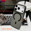 Ốp lưng điện thoại từ tính siêu mỏng trong suốt cho iPhone 17 Air 16 15 14 Plus 13 12 Pro Max Chống va đập vỏ cứng